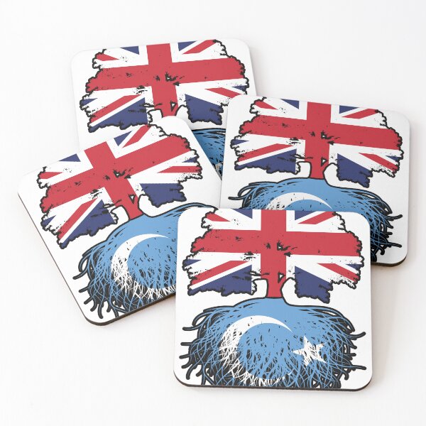 Item preview, East Turkistan Uyghur British UK Tree Roots Flag designed and sold by FlagX.