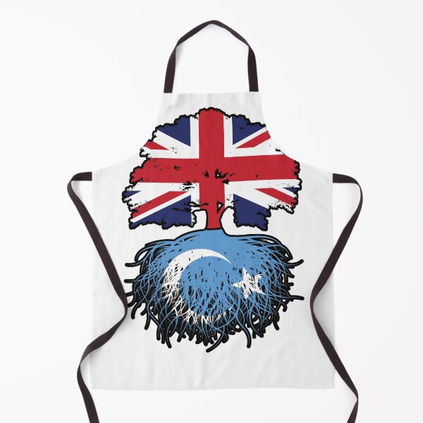 Item preview, East Turkistan Uyghur British UK Tree Roots Flag designed and sold by FlagX.