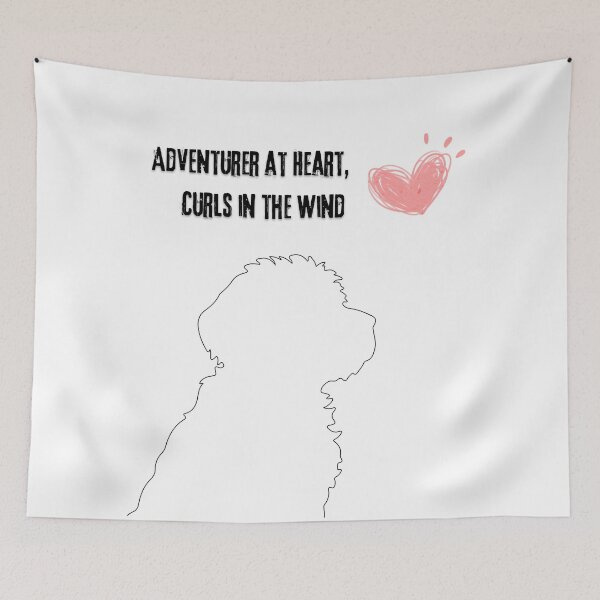 Item preview, Adventurer at Heart,  Curls in the Wind designed and sold by OliTaArt.