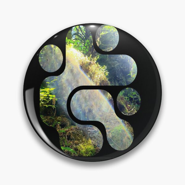 Item preview, BC Forest Photograph with Vintage Abstract Framing designed and sold by DandelionTee.