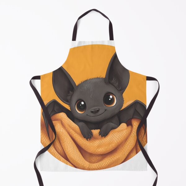 Item preview, Adorable Bat Snuggled in Cozy Blanket designed and sold by CharmingQuill.