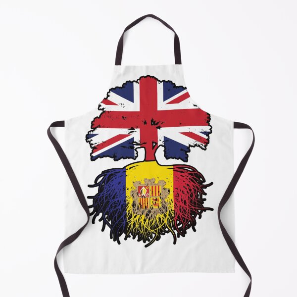 Item preview, Andorra Andorran British UK United Kingdom Britain Tree Roots Flag designed and sold by FlagX.
