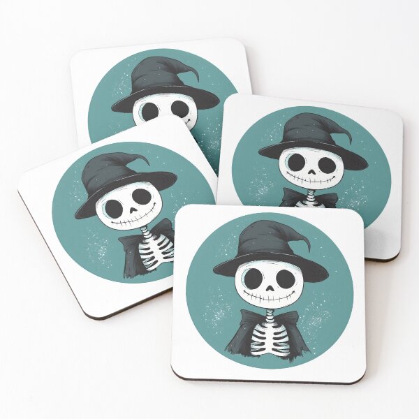 Item preview, Grinning Skeleton in Magical Hat designed and sold by CharmingQuill.