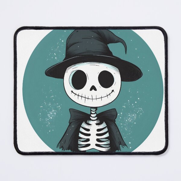Item preview, Grinning Skeleton in Magical Hat designed and sold by CharmingQuill.