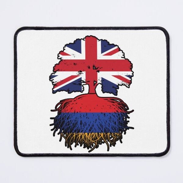 Item preview, Armenia Armenian British UK United Kingdom Britain Tree Roots Flag designed and sold by FlagX.