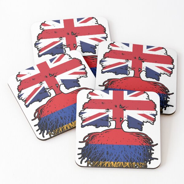 Item preview, Armenia Armenian British UK United Kingdom Britain Tree Roots Flag designed and sold by FlagX.