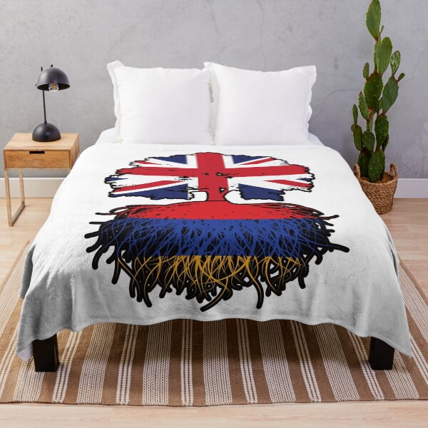 Item preview, Armenia Armenian British UK United Kingdom Britain Tree Roots Flag designed and sold by FlagX.