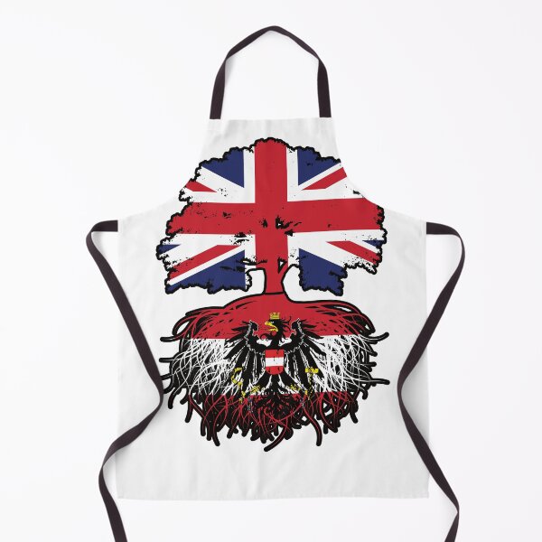 Item preview, Austria Austrian British UK United Kingdom Britain Tree Roots Flag designed and sold by FlagX.