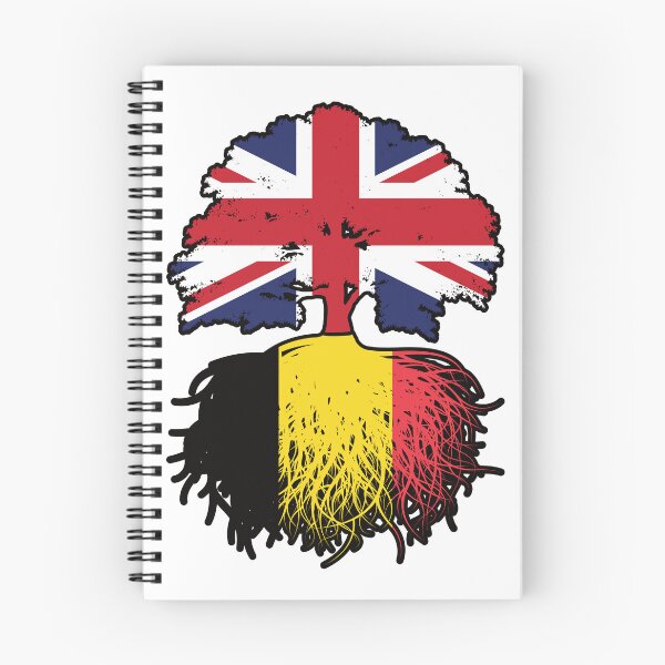 Item preview, Belgium Belgian British UK United Kingdom Britain Tree Roots Flag designed and sold by FlagX.