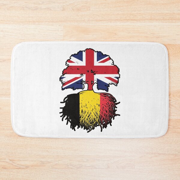 Item preview, Belgium Belgian British UK United Kingdom Britain Tree Roots Flag designed and sold by FlagX.