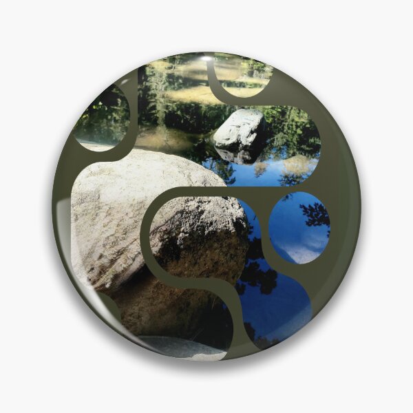Item preview, BC Forest Photograph with Vintage Abstract Framing designed and sold by DandelionTee.