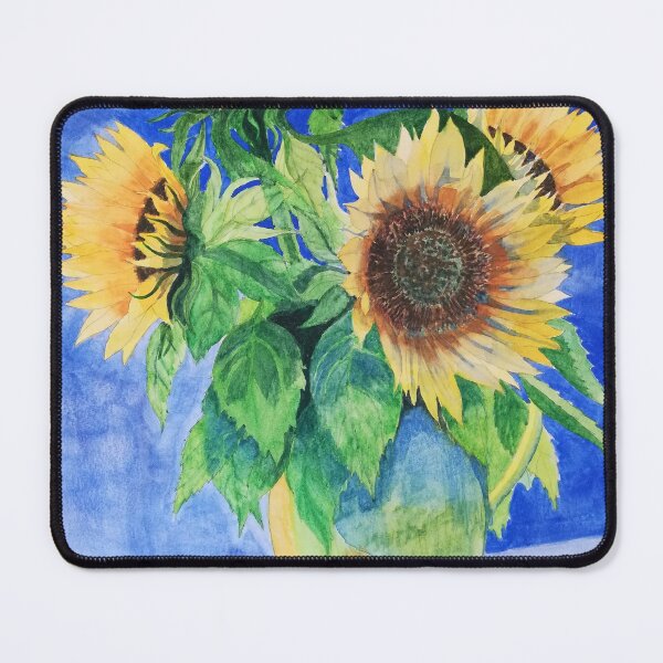Item preview, Sunflowers in a yellow vase designed and sold by esvb.