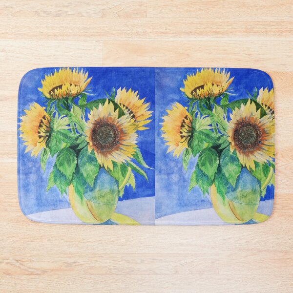 Item preview, Sunflowers in a yellow vase designed and sold by esvb.