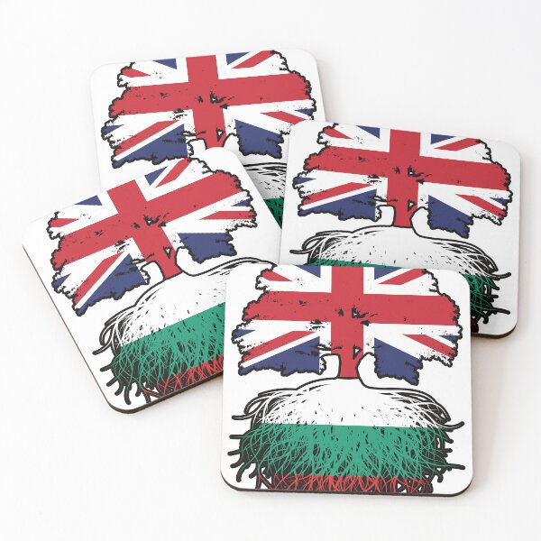 Item preview, Bulgaria Bulgarian British UK United Kingdom Britain Tree Roots Flag designed and sold by FlagX.