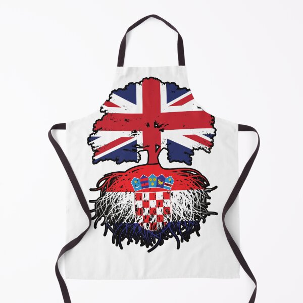 Item preview, Croatia Croatian British UK United Kingdom Britain Tree Roots Flag designed and sold by FlagX.