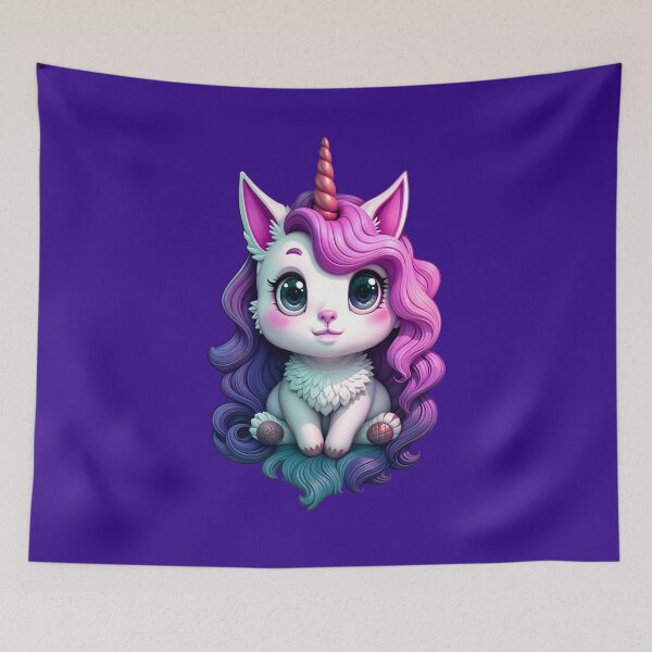 Item preview, The Fantasy Caticorn Cute Cat Unicorn designed and sold by TheArtOfPat.