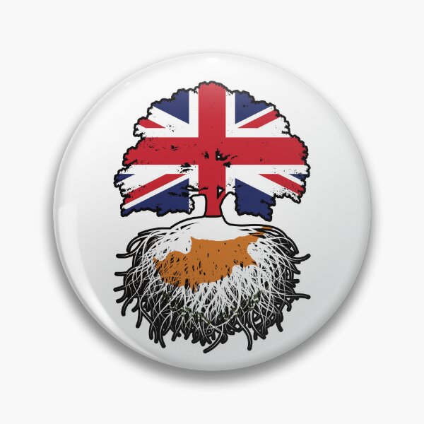 Item preview, Cyprus Cypriot British UK United Kingdom Britain Tree Roots Flag designed and sold by FlagX.