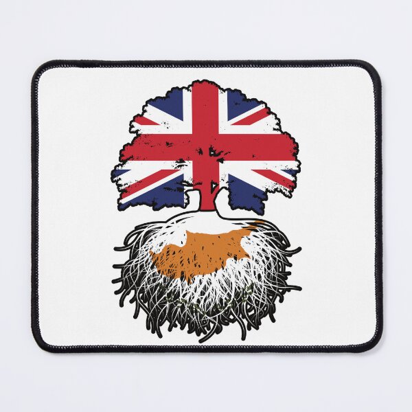 Item preview, Cyprus Cypriot British UK United Kingdom Britain Tree Roots Flag designed and sold by FlagX.