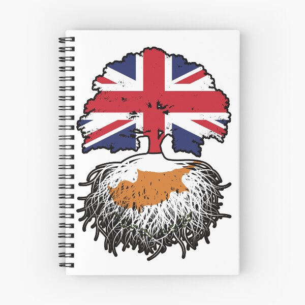 Item preview, Cyprus Cypriot British UK United Kingdom Britain Tree Roots Flag designed and sold by FlagX.