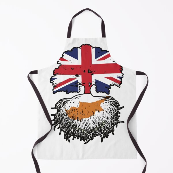 Item preview, Cyprus Cypriot British UK United Kingdom Britain Tree Roots Flag designed and sold by FlagX.