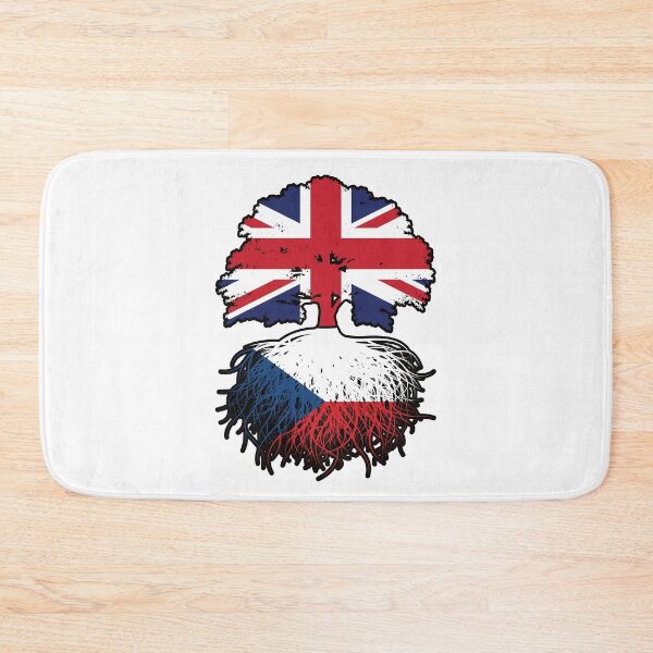Item preview, Czech British UK United Kingdom Britain Tree Roots Flag designed and sold by FlagX.
