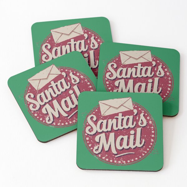 Item preview, Livraison express du pole nord, Christmas stocking for,  Christmas stocking, stamp with a Christmas star, Merry Christmas, Christmas tree,  reindeer, stamp with Santa Claus, Santa Claus designed and sold by PRYMULLART.
