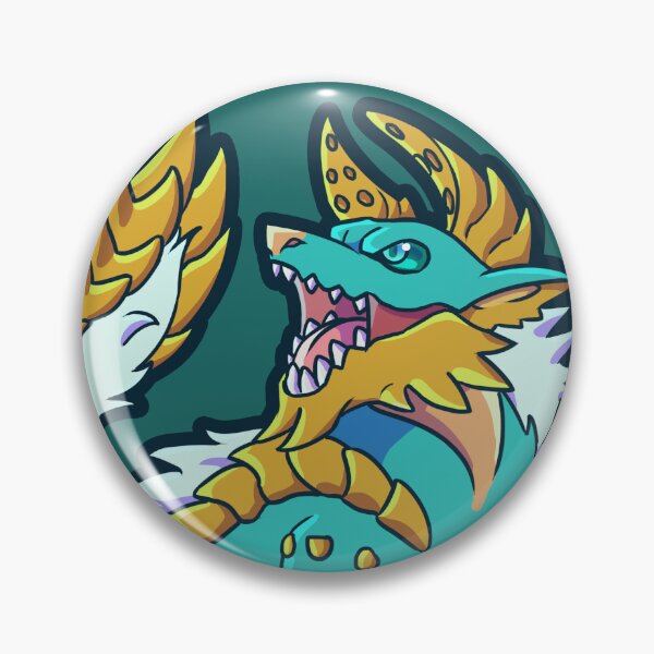 Artikelvorschau, Monster Hunter Chibs - Zinogre entworfen und verkauft von SoapyGrenade.