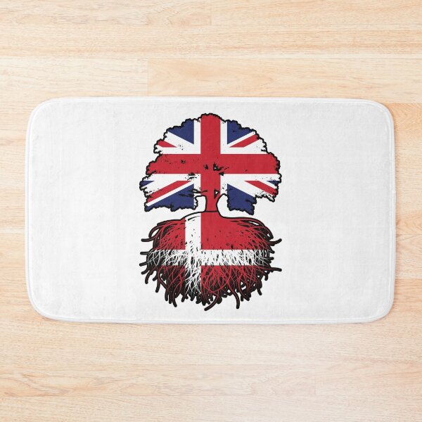 Item preview, Denmark Danish British UK United Kingdom Britain Tree Roots Flag designed and sold by FlagX.
