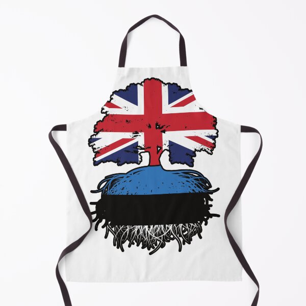 Item preview, Estonia Estonian British UK United Kingdom Britain Tree Roots Flag designed and sold by FlagX.