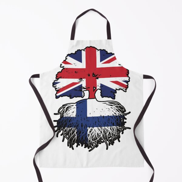 Item preview, Finland Finnish British UK United Kingdom Britain Tree Roots Flag designed and sold by FlagX.