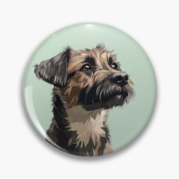 Item preview, Border Terrier against green background designed and sold by davidalv.