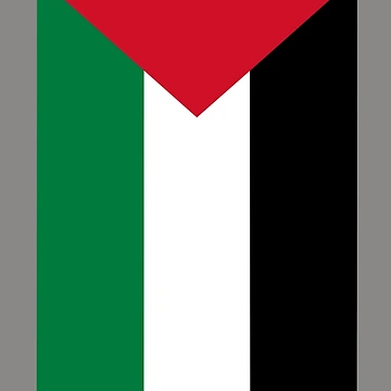 Artwork thumbnail, Palestinian flag by RoxyTrash