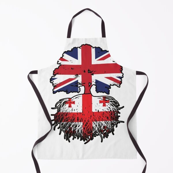 Item preview, Georgia Georgian British UK United Kingdom Britain Tree Roots Flag designed and sold by FlagX.