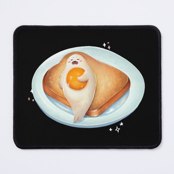 Item preview, Sunny-Side Seal & Egg-cellent Toast designed and sold by Pudgedoodles.