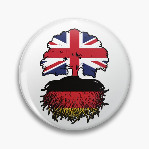 Item preview, Germany German British UK United Kingdom Britain Tree Roots Flag designed and sold by FlagX.