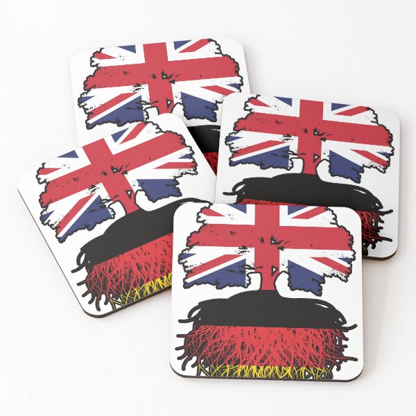 Item preview, Germany German British UK United Kingdom Britain Tree Roots Flag designed and sold by FlagX.