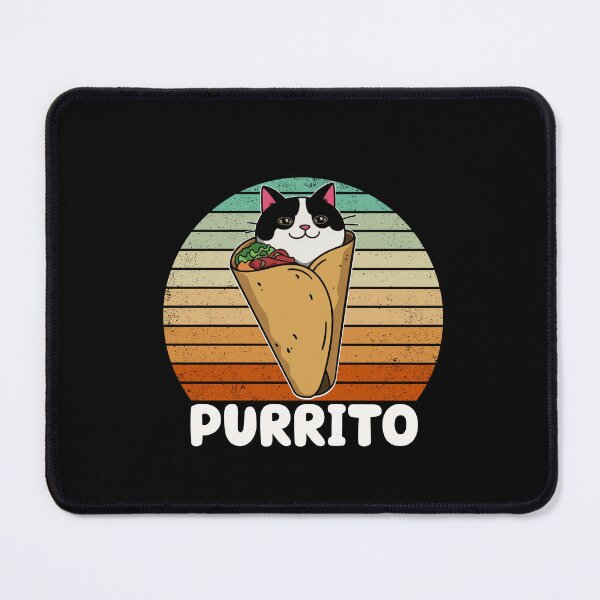 Item preview, Purrito A Cute Cat Funny Burrito designed and sold by vaxiek.