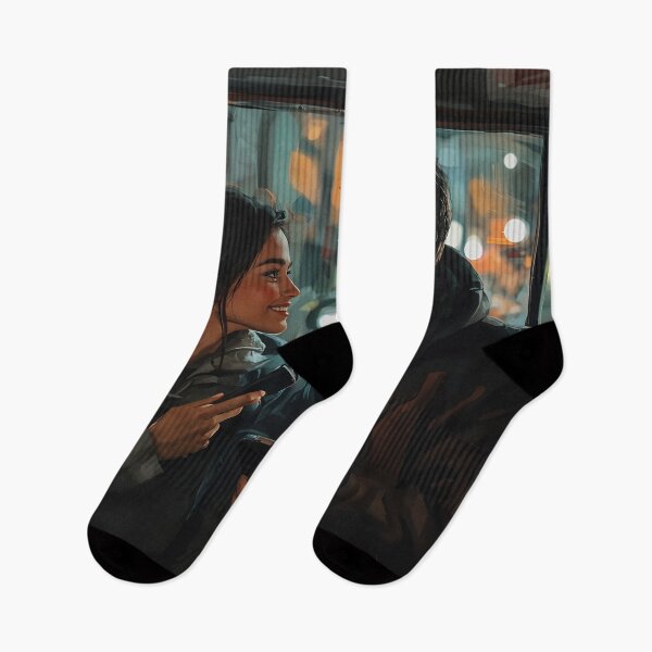 Item preview, City Lights and Conversations: A Moment Shared designed and sold by oanaunciuleanu.