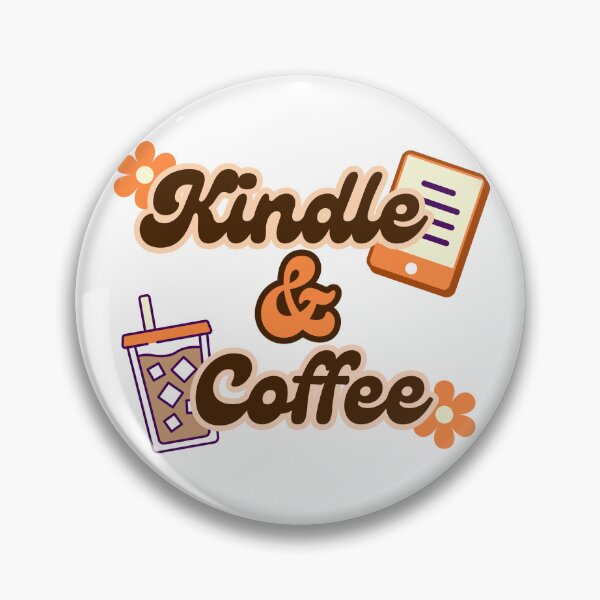 Item preview, Orange Kindle and Coffee  designed and sold by fairyfoundryllc.