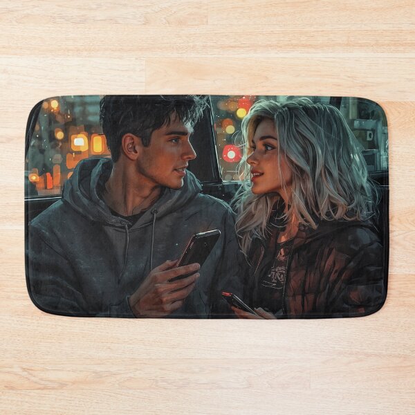 Item preview, City Lights and Conversations: A Moment Shared designed and sold by oanaunciuleanu.