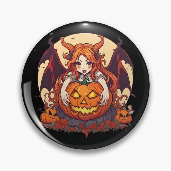 Item preview, Halloween anime calabaza niña demonio designed and sold by Temdo7.