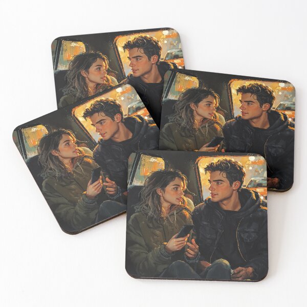 Item preview, City Lights and Conversations: A Moment Shared designed and sold by oanaunciuleanu.