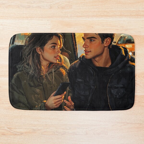 Item preview, City Lights and Conversations: A Moment Shared designed and sold by oanaunciuleanu.