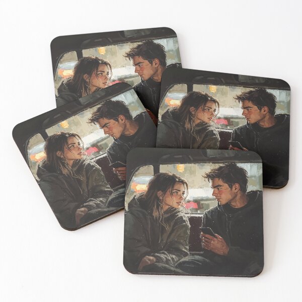 Item preview, City Lights and Conversations: A Moment Shared designed and sold by oanaunciuleanu.