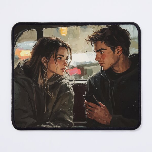 Item preview, City Lights and Conversations: A Moment Shared designed and sold by oanaunciuleanu.
