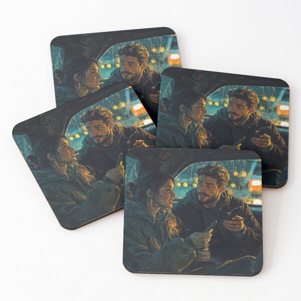 Item preview, City Lights and Conversations: A Moment Shared designed and sold by oanaunciuleanu.
