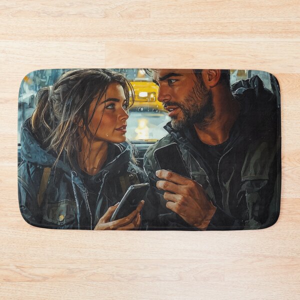 Item preview, City Lights and Conversations: A Moment Shared designed and sold by oanaunciuleanu.