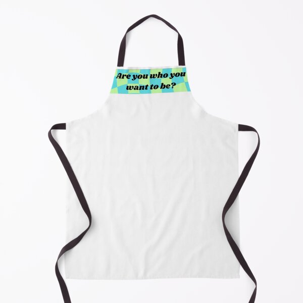 Item preview, Are You Who You Want To Be Black Font Green Blue Checker Boatd designed and sold by bitebackcobbc.