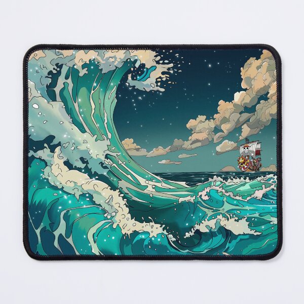Aperçu de l'œuvre Vagues rocheuses créée et vendue par DailyAnimeArt.