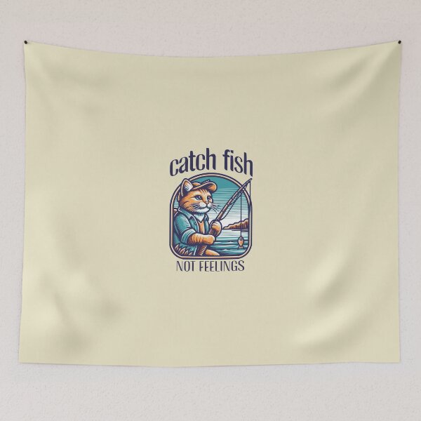 Item preview, Catch Fish Not Feelings Pet Lover designed and sold by TrafTy.